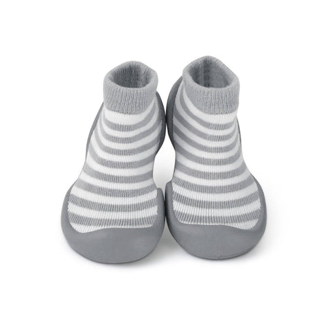 Image of Step Ons Crawling, Cruising, Pre-Walking Baby Sock Shoe Blue