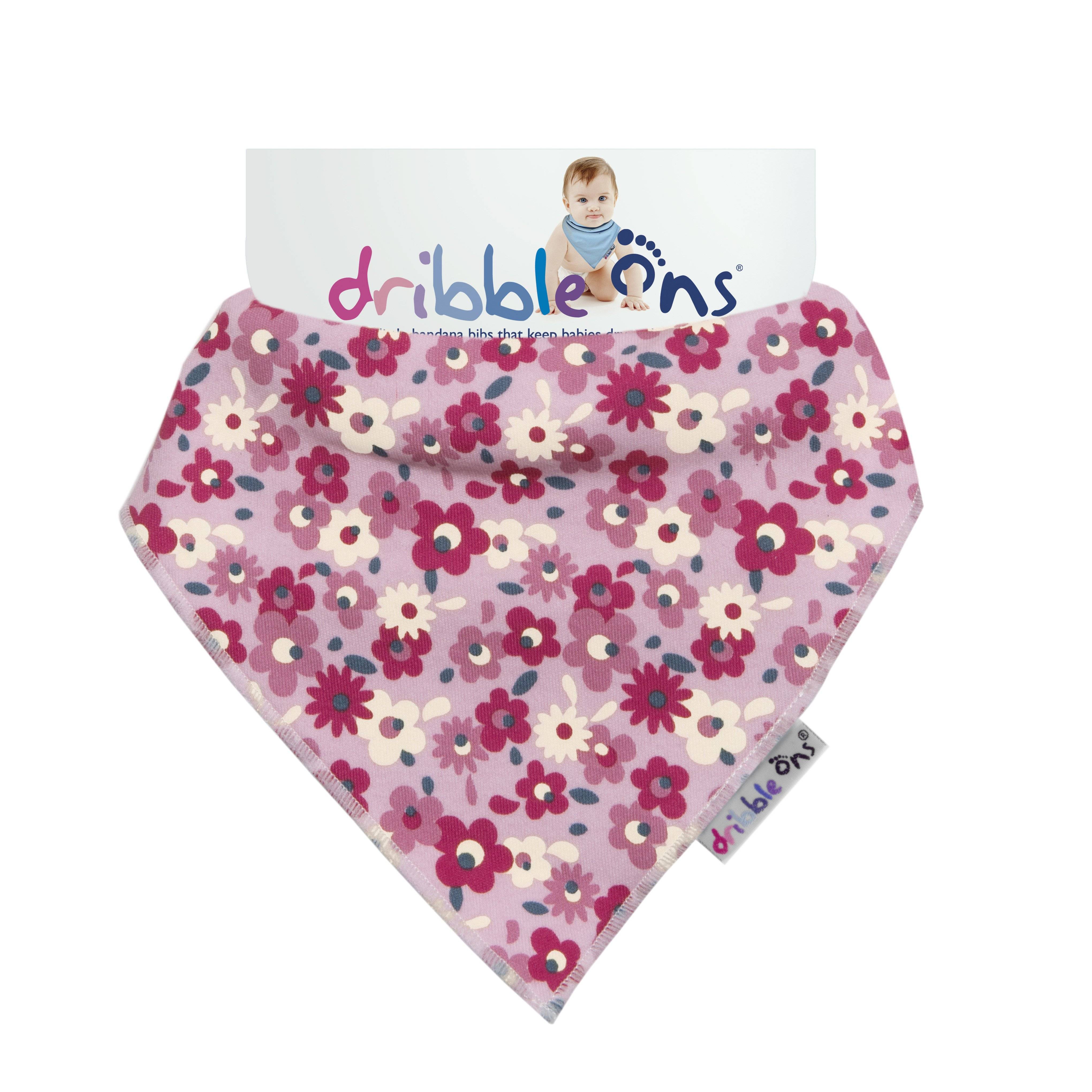 Dribble Ons Designer Floral Ditsy
