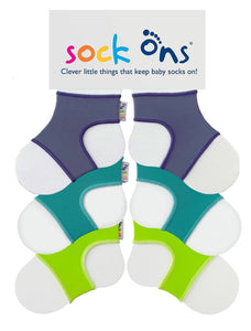 3pk Sock Ons Multi Pack SAVE!