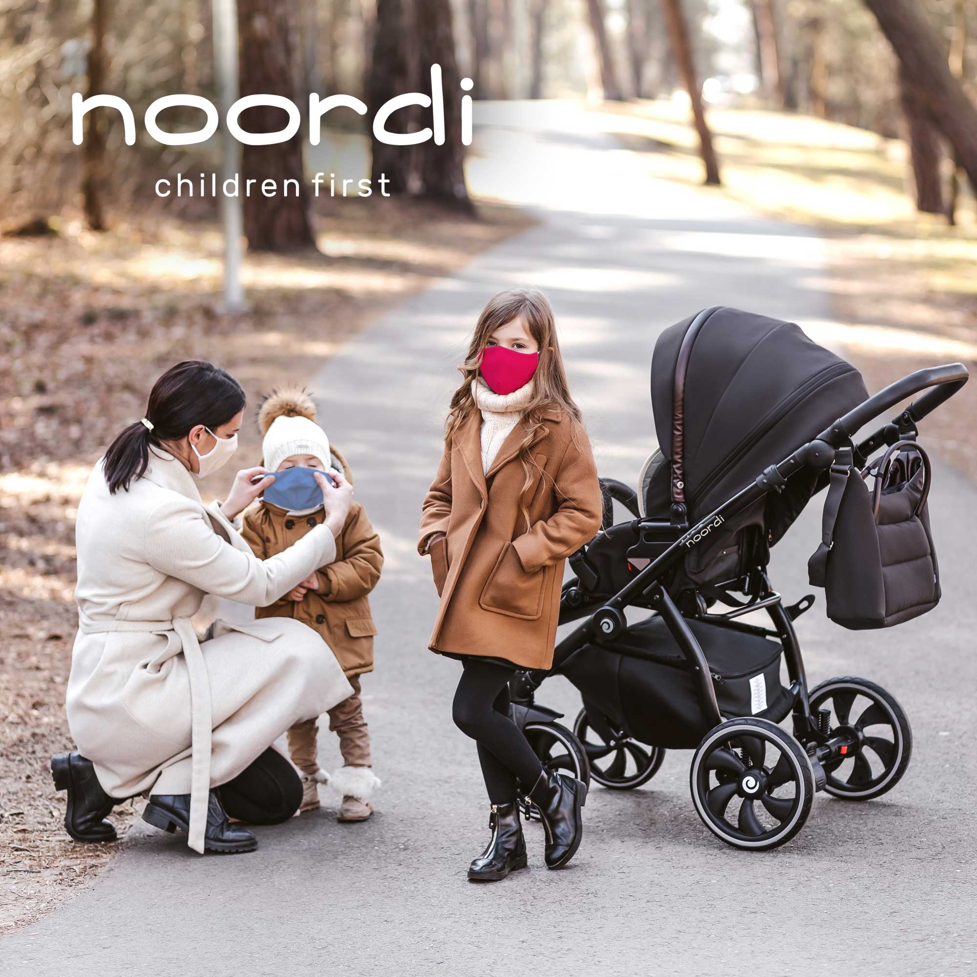 Noordi Antimicrobial Child and Adult Face Masks