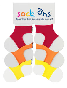 3pk Sock Ons Multi Pack SAVE!