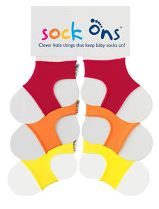 3pk Colour Sock Ons Multi Pack SAVE!