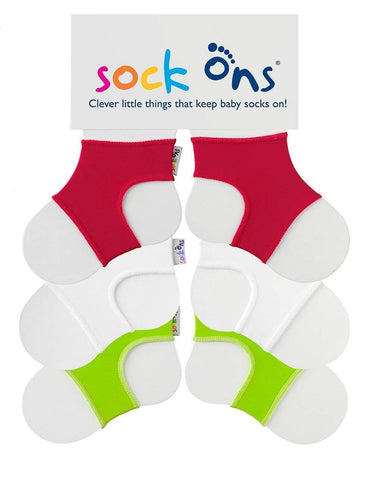 Image of 3pk Sock Ons Multi Pack SAVE!